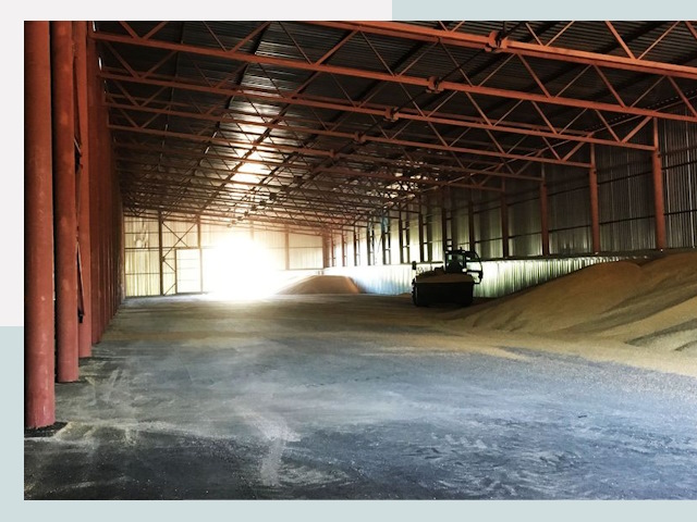 Строительство зернохранилищ в Гуково