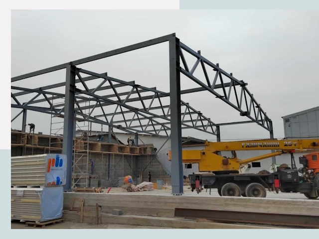 Строительство цехов в Гуково