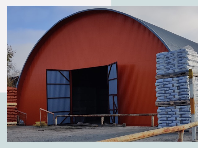 Полукруглые ангары по цене от 616 руб. в Гуково