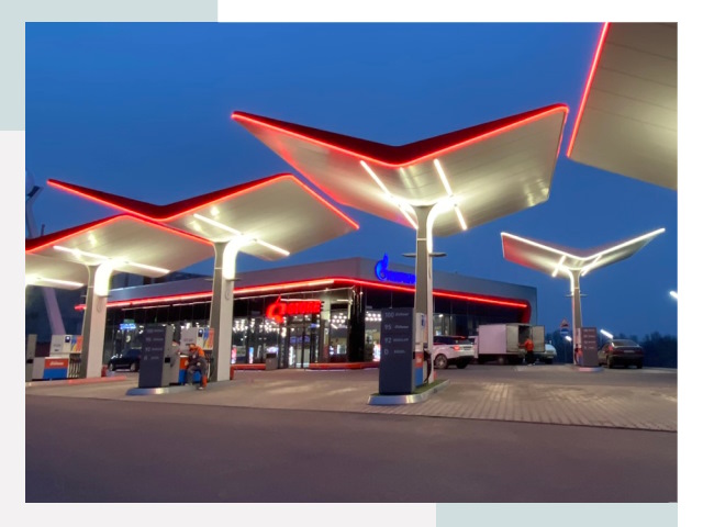 Навесы для АЗС в Гуково