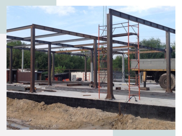 Фундамент для ангаров в Гуково