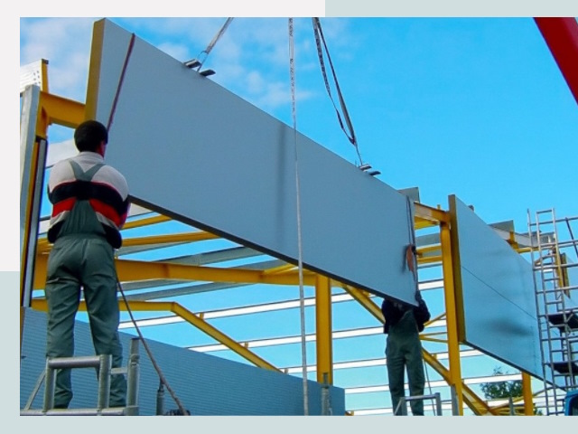 Монтаж сэндвич-панелей в Гуково от 616 руб.